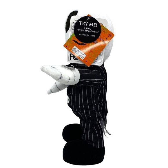 The Nightmare Before Christmas Animated Jack Skellington Plush New - Picture 8 of 9